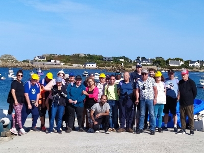 Randonnée pique-nique avec l’association A2F sur la presqu’île St Laurent à Porspoder