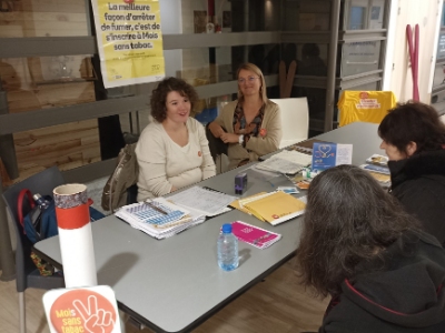 Mois sans tabac : le CSAPA sensibilise les résidents, les professionnels et les visiteurs