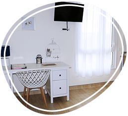 Une chambre de la Résidence