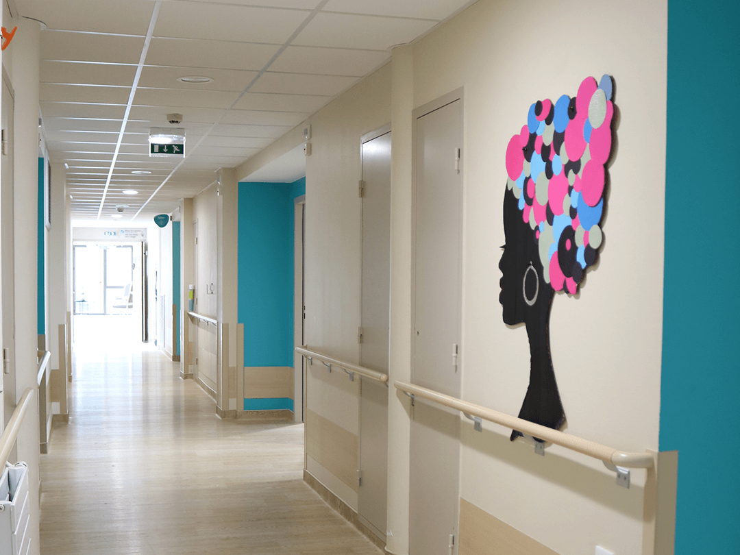 Couloir de la Résidence Saint-Michel